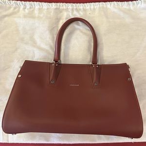 Longchamp large Paris Premier in burgundy